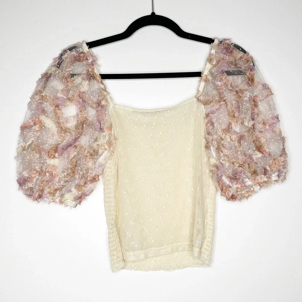 NWOT Free People Intimately Free Silverlake Picnic Cami Womens Cream SZ S